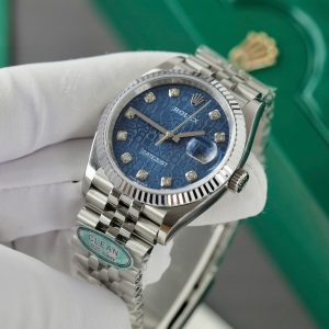 Rolex DateJust 126234 Replica Watch Navy Blue Mosaic Dial Clean Factory 36mm (1)