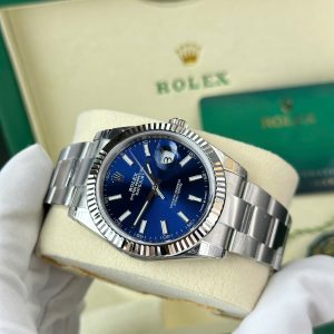 Rolex DateJust 126334 Best Replica Watches Dial Blue Oyster Strap VS Factory 41mm (2)