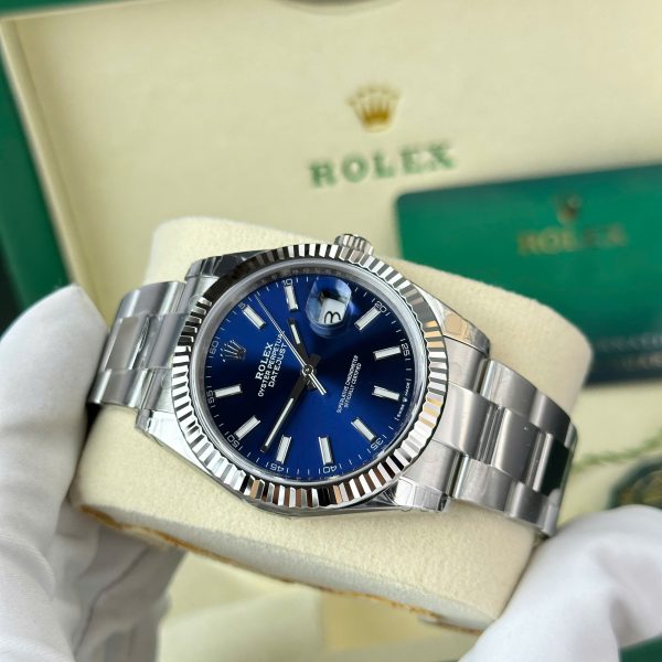 Rolex DateJust 126334 Best Replica Watches Dial Blue Oyster Strap VS Factory 41mm (2)