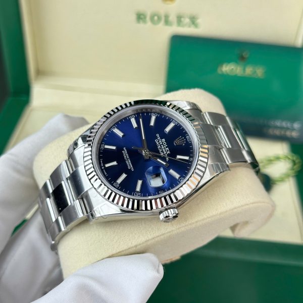 Rolex DateJust 126334 Best Replica Watches Dial Blue Oyster Strap VS Factory 41mm (2)