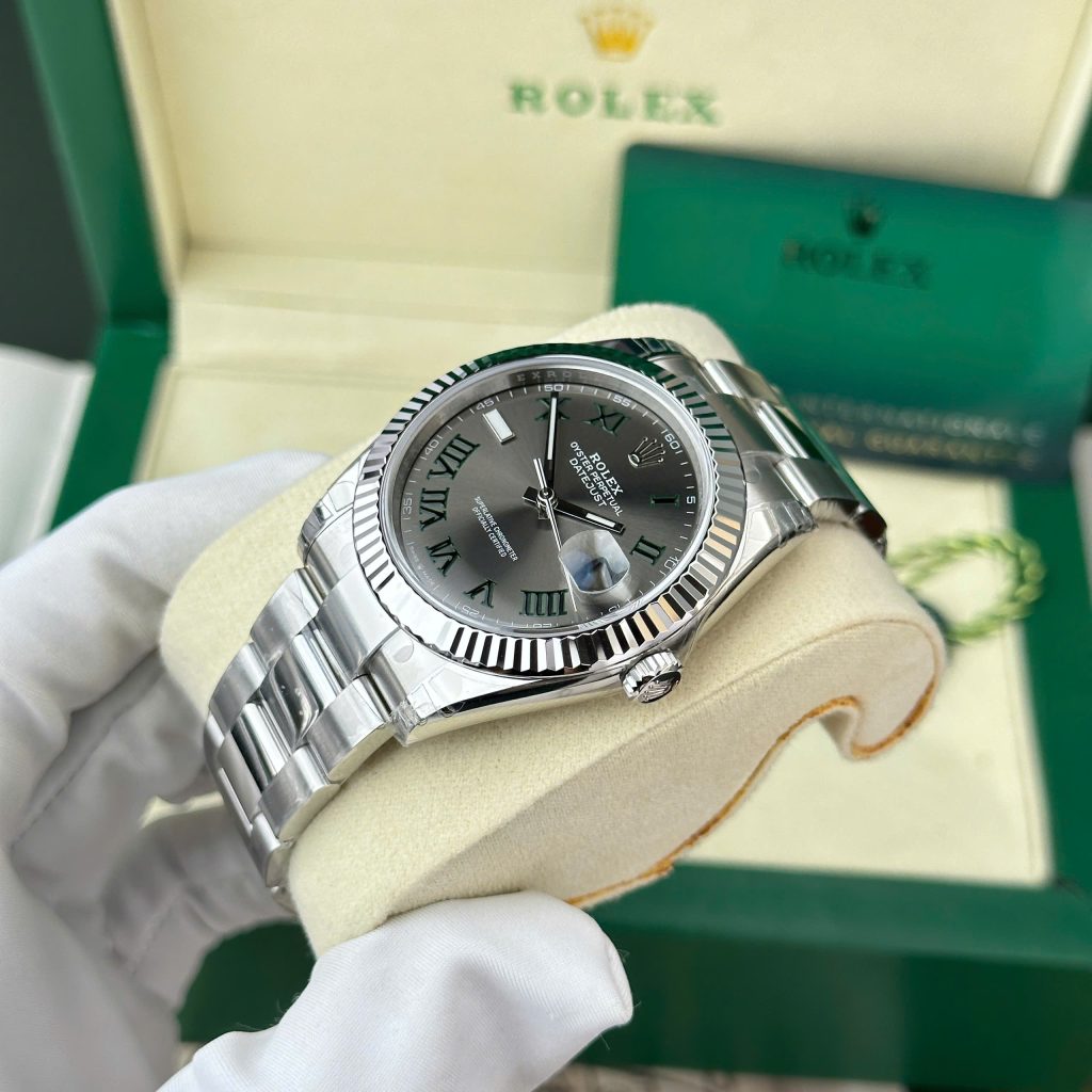 Rolex DateJust 126334 Replica Watch Dial Wimbledon Oyster Strap VS Factory 41mm (2)