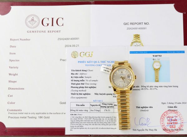 Rolex Day-Date Best Replica Watch Custom Gold Wrapped 175 Grams GM Factory 40mm (1)