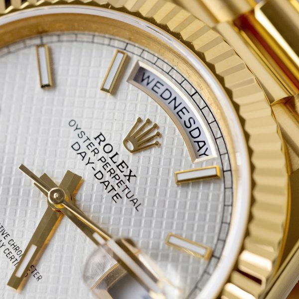 Rolex Day-Date Best Replica Watch Custom Gold Wrapped 175 Grams GM Factory 40mm (1)