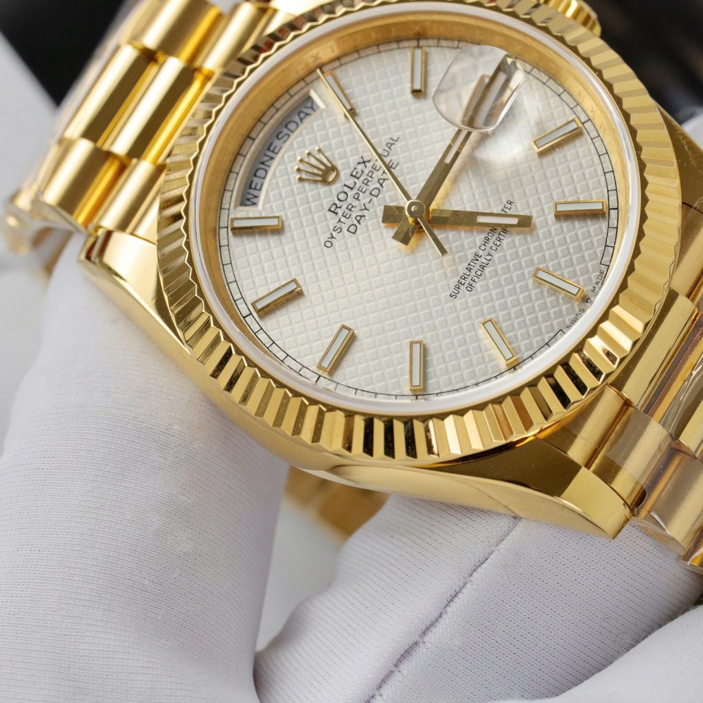 Rolex Day-Date Best Replica Watch Custom Gold Wrapped 175 Grams GM Factory 40mm (1)