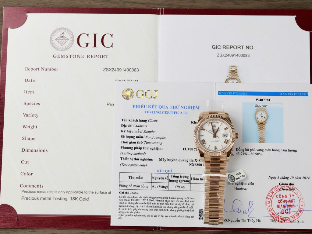 Rolex Day-Date Replica Watch White Dial Gold Wrapped GM Factory 40mm (2)