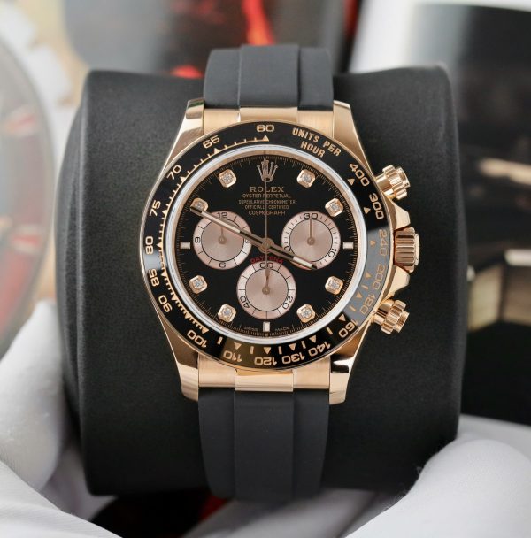 Rolex Daytona Replica 11 Watch Custom Gold Wrapped + Moissanite Diamonds Hong Kong 40mm (2)