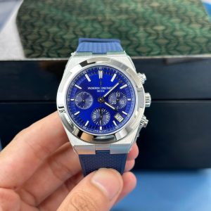 Vacheron Constantin Overseas 5500V Chronograph Replica Watches Blue Dial 8F Factory 42 (2)