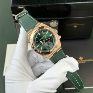 Vacheron Constantin Replica 11 Watch Overseas Dual Time 7900V Green Dial PZ Factory 41mm (2)