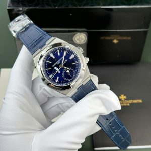 Vacheron Constantin Replica Watches Overseas Dual Time 7900V Blue Dial PZ Factory 41mm (2)