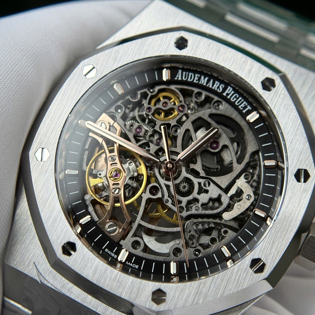 Audemars Piguet Royal Oak 15407 Best Replica Watch Skeleton Dial THB Factory 41mm (1)