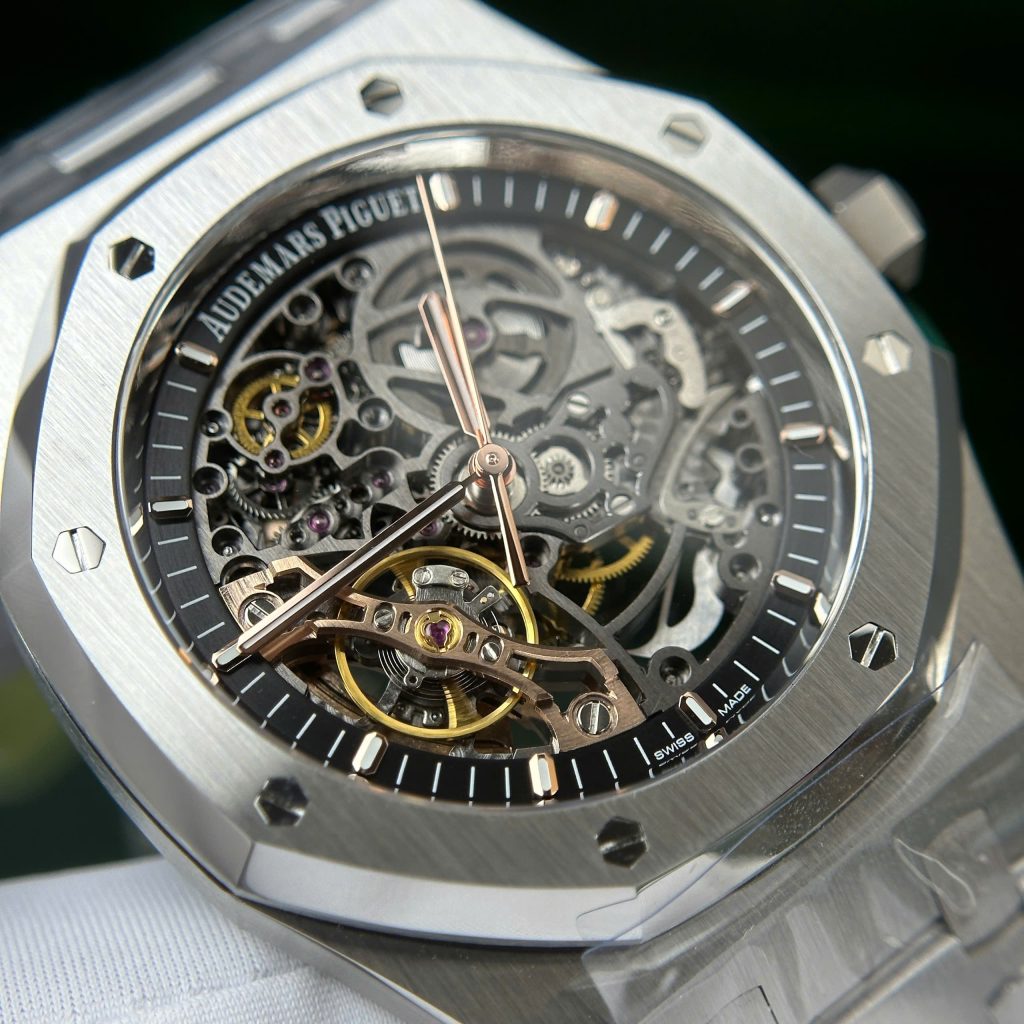 Audemars Piguet Royal Oak 15407 Best Replica Watch Skeleton Dial THB Factory 41mm (1)