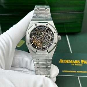 Audemars Piguet Royal Oak 15407 Best Replica Watch Skeleton Dial THB Factory 41mm (1)