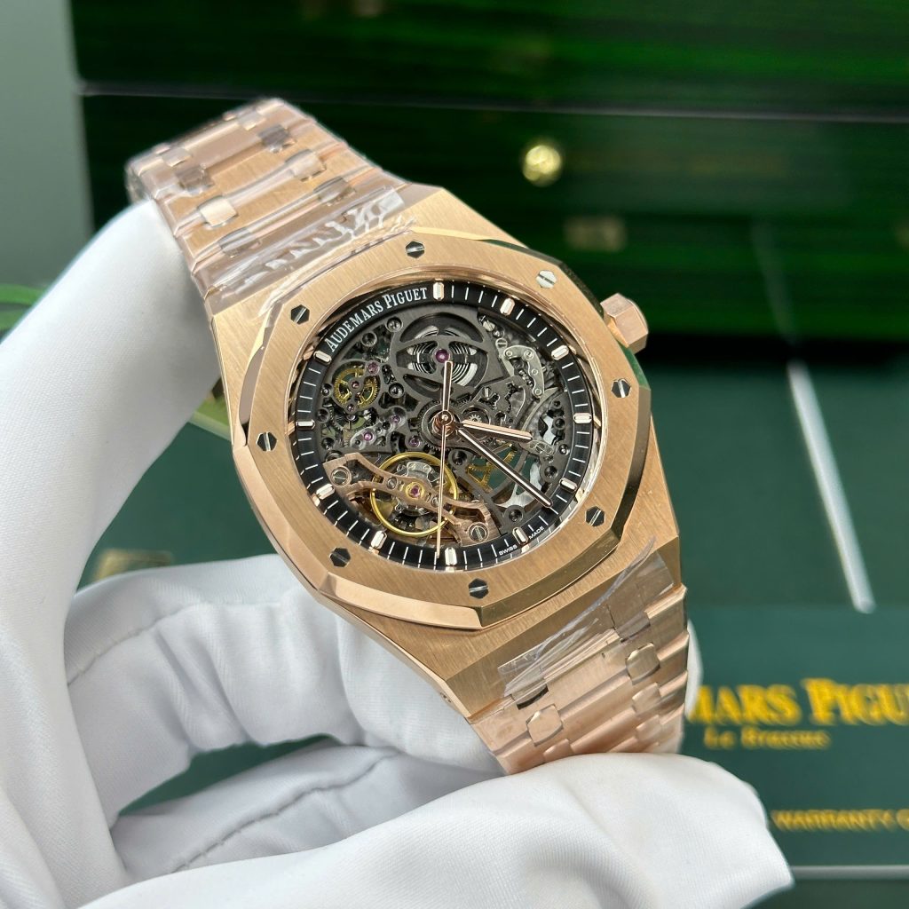 Audemars Piguet Royal Oak 15407 Replica 11 Watch Skeleton Dial THB Factory 41mm (2)