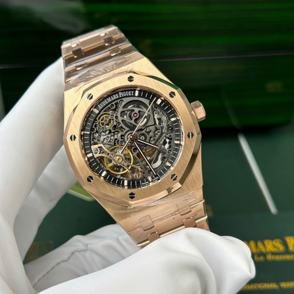 Audemars Piguet Royal Oak 15407 Replica 11 Watch Skeleton Dial THB Factory 41mm (2)