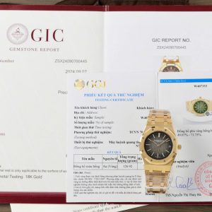 Audemars Piguet Royal Oak Jumbo 16202 Replica Watch Custom Gold Wrapped ZF Factory 39mm (2)