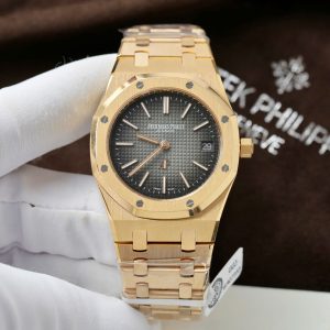 Audemars Piguet Royal Oak Jumbo 16202 Replica Watch Custom Gold Wrapped ZF Factory 39mm (2)