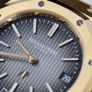 Audemars Piguet Royal Oak Jumbo 16202 Replica Watch Custom Gold Wrapped ZF Factory 39mm (2)