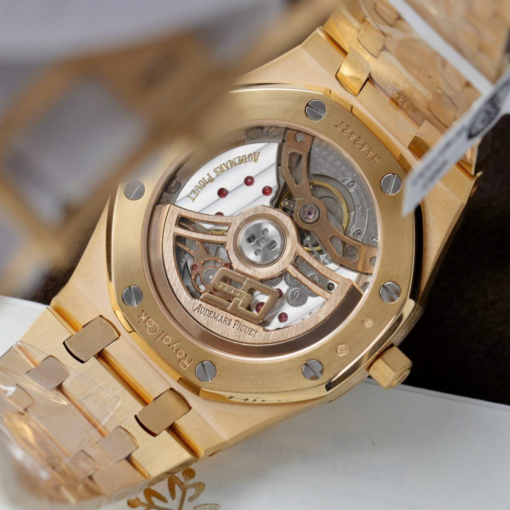 Audemars Piguet Royal Oak Jumbo 16202 Replica Watch Custom Gold Wrapped ZF Factory 39mm (2)