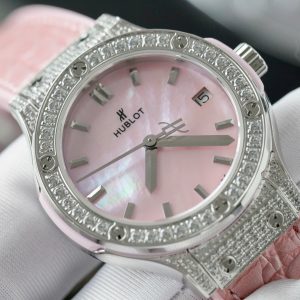 Hublot Classic Fusion Replica 11 Watches Dial Mother Of Pearl Pink 33mm (2)