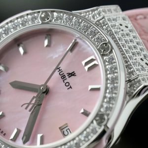 Hublot Classic Fusion Replica 11 Watches Dial Mother Of Pearl Pink 33mm (2)