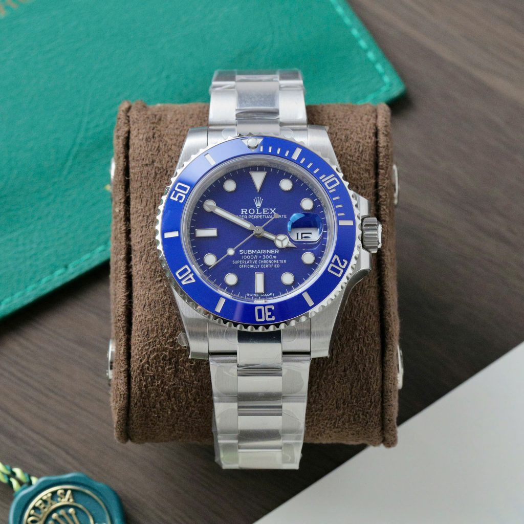 Rolex Submariner Best Replica Watch Blue Dial VS Factory 41mm (2)